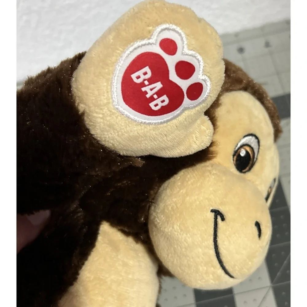 Build A Bear Workshop Monkey Chimp Retired 18 In Plush 2019 Embroidered Smile